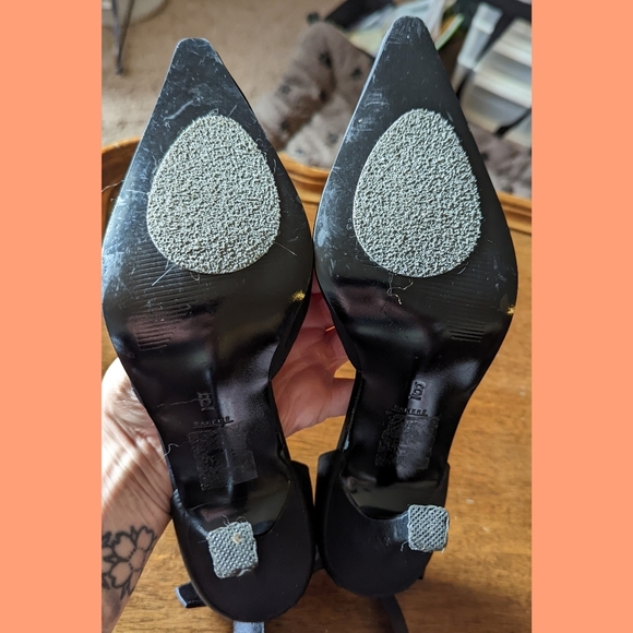 Ted Baker Classy Black Satin Pumps - Picture 6 of 7